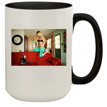 Sara Jean Underwood 15oz Colored Inner & Handle Mug