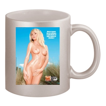 Sara Jean Underwood 11oz Metallic Silver Mug