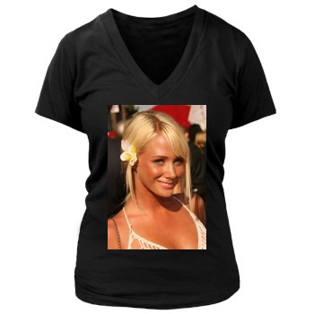 Sara Jean Underwood Women's Deep V-Neck TShirt