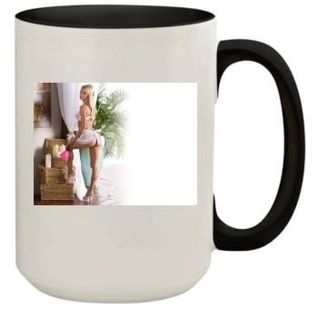 Sara Jean Underwood 15oz Colored Inner & Handle Mug