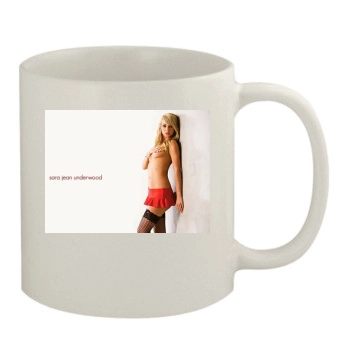 Sara Jean Underwood 11oz White Mug