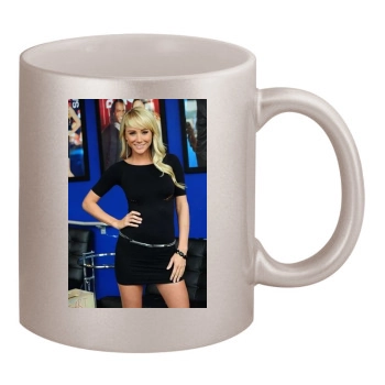 Sara Jean Underwood 11oz Metallic Silver Mug