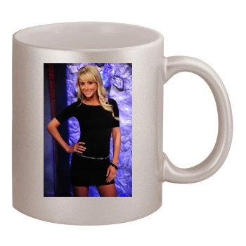 Sara Jean Underwood 11oz Metallic Silver Mug