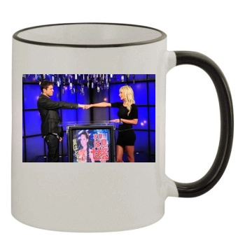 Sara Jean Underwood 11oz Colored Rim & Handle Mug