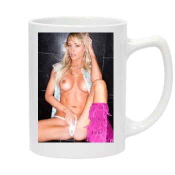 Sara Jean Underwood 14oz White Statesman Mug