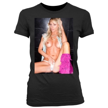 Sara Jean Underwood Women's Junior Cut Crewneck T-Shirt