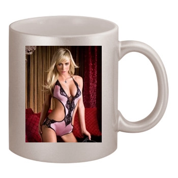 Sara Jean Underwood 11oz Metallic Silver Mug