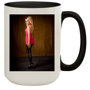 Sara Jean Underwood 15oz Colored Inner & Handle Mug