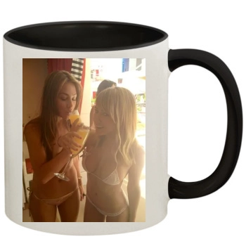 Sara Jean Underwood 11oz Colored Inner & Handle Mug