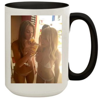 Sara Jean Underwood 15oz Colored Inner & Handle Mug