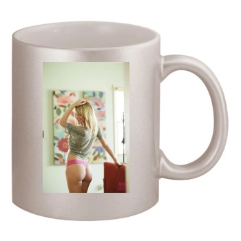 Sara Jean Underwood 11oz Metallic Silver Mug