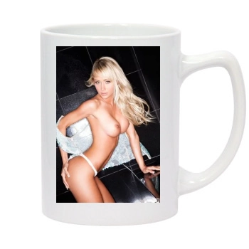 Sara Jean Underwood 14oz White Statesman Mug