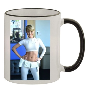 Sara Jean Underwood 11oz Colored Rim & Handle Mug