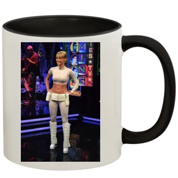 Sara Jean Underwood 11oz Colored Inner & Handle Mug