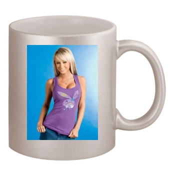 Sara Jean Underwood 11oz Metallic Silver Mug