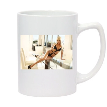 Sara Jean Underwood 14oz White Statesman Mug