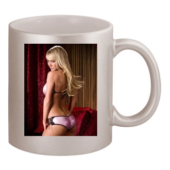 Sara Jean Underwood 11oz Metallic Silver Mug