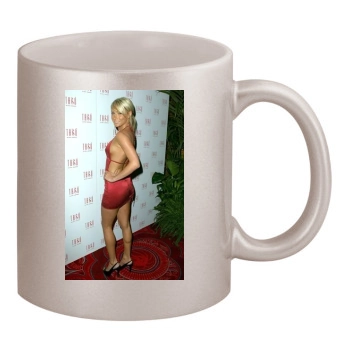 Sara Jean Underwood 11oz Metallic Silver Mug