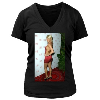 Sara Jean Underwood Women's Deep V-Neck TShirt