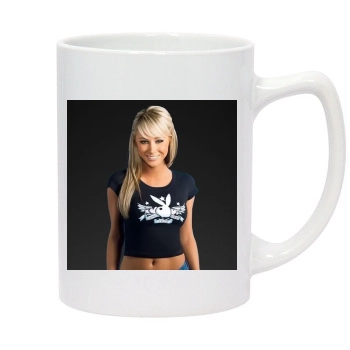 Sara Jean Underwood 14oz White Statesman Mug