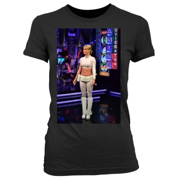 Sara Jean Underwood Women's Junior Cut Crewneck T-Shirt