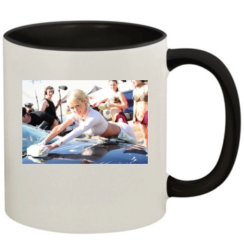 Sara Jean Underwood 11oz Colored Inner & Handle Mug