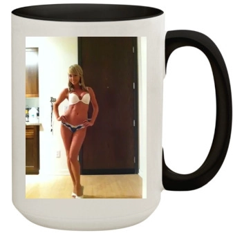 Sara Jean Underwood 15oz Colored Inner & Handle Mug