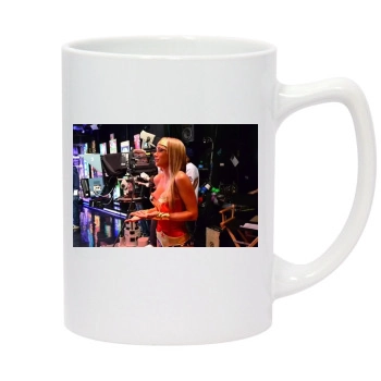 Sara Jean Underwood 14oz White Statesman Mug