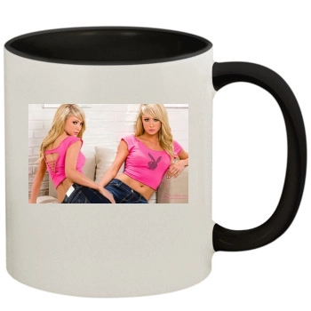 Sara Jean Underwood 11oz Colored Inner & Handle Mug