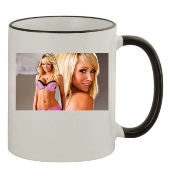 Sara Jean Underwood 11oz Colored Rim & Handle Mug