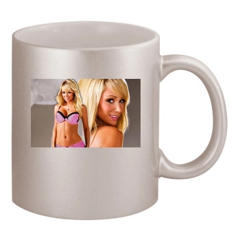 Sara Jean Underwood 11oz Metallic Silver Mug