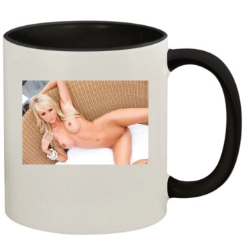 Sara Jean Underwood 11oz Colored Inner & Handle Mug