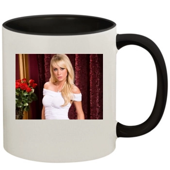 Sara Jean Underwood 11oz Colored Inner & Handle Mug