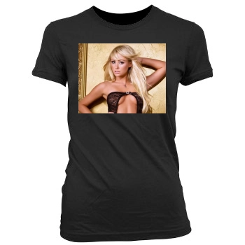 Sara Jean Underwood Women's Junior Cut Crewneck T-Shirt