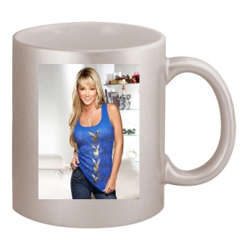 Sara Jean Underwood 11oz Metallic Silver Mug