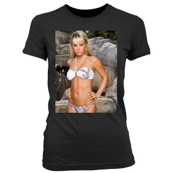 Sara Jean Underwood Women's Junior Cut Crewneck T-Shirt