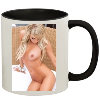 Sara Jean Underwood 11oz Colored Inner & Handle Mug