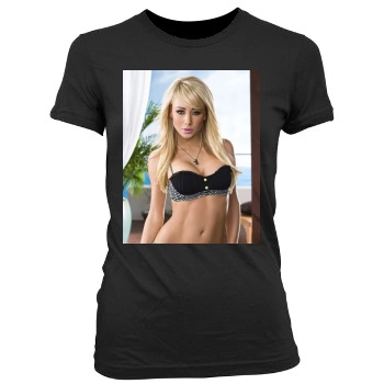 Sara Jean Underwood Women's Junior Cut Crewneck T-Shirt