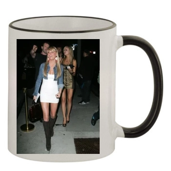 Sara Jean Underwood 11oz Colored Rim & Handle Mug