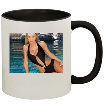 Sara Jean Underwood 11oz Colored Inner & Handle Mug