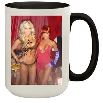 Sara Jean Underwood 15oz Colored Inner & Handle Mug