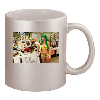 Sara Jean Underwood 11oz Metallic Silver Mug