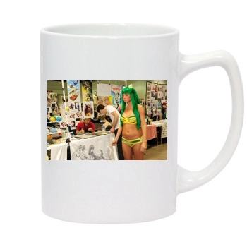 Sara Jean Underwood 14oz White Statesman Mug