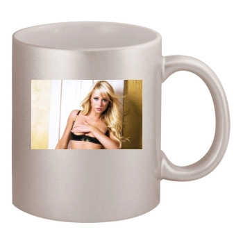 Sara Jean Underwood 11oz Metallic Silver Mug