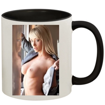 Sara Jean Underwood 11oz Colored Inner & Handle Mug