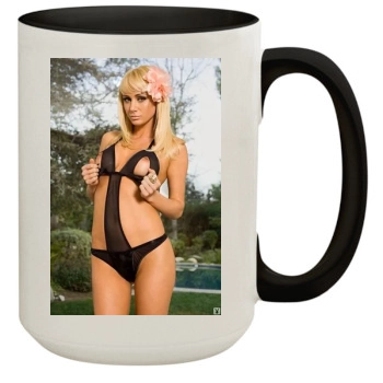 Sara Jean Underwood 15oz Colored Inner & Handle Mug