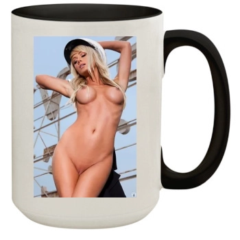 Sara Jean Underwood 15oz Colored Inner & Handle Mug