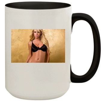 Sara Jean Underwood 15oz Colored Inner & Handle Mug