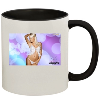 Sara Jean Underwood 11oz Colored Inner & Handle Mug