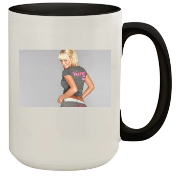 Sara Jean Underwood 15oz Colored Inner & Handle Mug